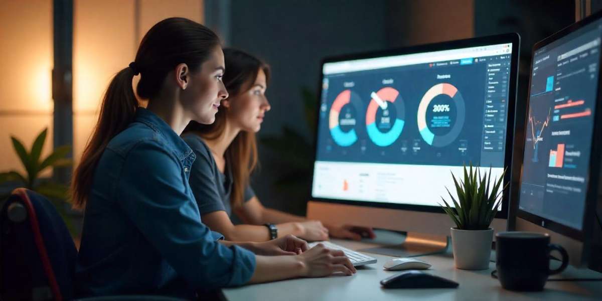 Programador analizando código y diagramas de flujo mientras desarrolla software usando lenguajes de programación modernos en un 